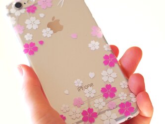 ソフトiPhoneケース【燕と桜】の画像