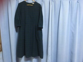 【試作品特価】クラシカルワンピ★起毛コットン★タッタソールの画像