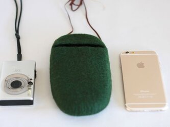 iPhoneポシェット cocoon（森）Lサイズの画像