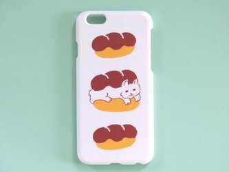 ソフトiPhoneケース【猫とパン】の画像