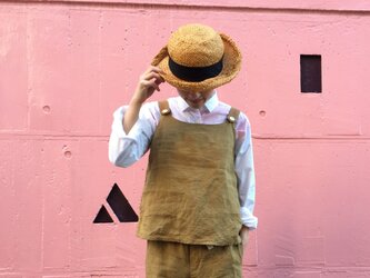 リネントップス　*brown gold*の画像