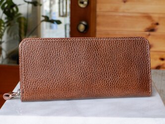 収納性抜群のラウンドファスナー長財布　No.4　ドラーロの画像