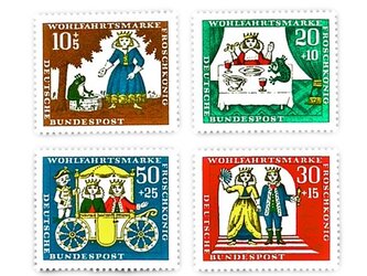 ドイツ童話切手（かえる王子）Germany　DA-STE059の画像