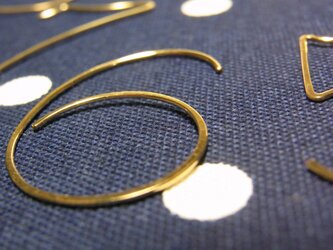 PBP-045　14kgf wire pierced earring(six 6)の画像