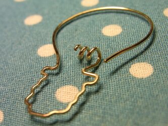 PBP-069　14kgf wire pierced earring(light bulb)の画像