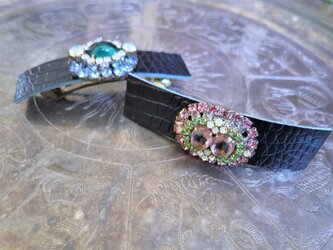 ヴィンテージバレッタ ピンクビジュー vintage barretta bijou <BRT-B>の画像
