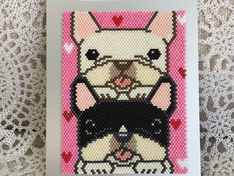 折りたたみミラーM(フレンチブルドッグ②)の画像