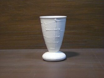白釉線描ゴブレット（小）の画像