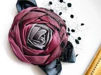 ローズヘッドドレスs/purple(全５色)の画像