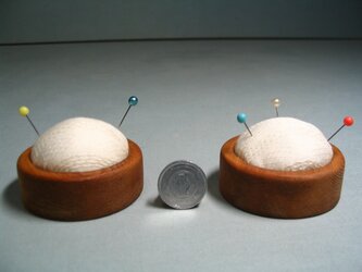 キルト用ピンクッション大２個セット①の画像