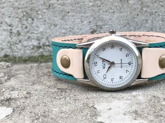 【送料無料】毎日つけていたくなる時計「ステッチラン 腕時計」受注生産（SRW-TWW-NA）Ⅱの画像