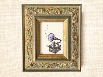 ミニ額縁 原画【 やさしい時間 】small size ver.の画像