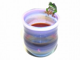 Frog Glass 雨蛙 カップ 【kengtaro/ケンタロー】 カエル ボロシリケイトガラスの画像