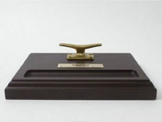 真鍮 クリート付ペントレー（名入れ銘板付）の画像