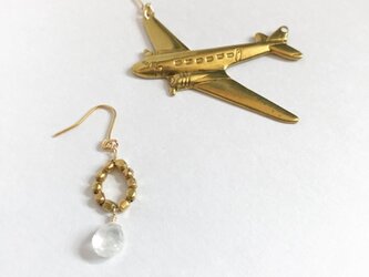 Air plane pierce/earringの画像