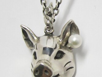 豚に真珠 NECKLACE（大）の画像