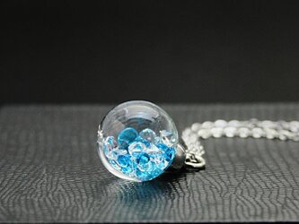 Bijou glass Ball Pendant L ウルトラマリンブルーカラーの画像