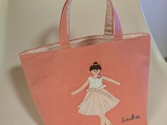 トートバッグ バレリーナの画像