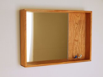 「ゆめさまご注文品」はこ鏡　欅（ケヤキ）材の画像