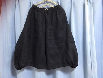 【順子様オーダー品】バルーンキュロット★リネン100★ネイビーの画像