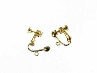 イヤリングタイプ(24金メッキ)に変更をご希望される方へ《垂れ下がるデザイン用》の画像