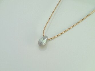 silk cord necklace ( labradorite )の画像