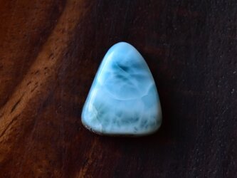 ラリマー　ドミニカ産　富士山　18.1cts./ ルース・カボション