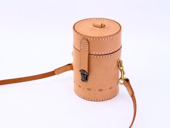 【切線派】★駒縫い★ 本革手縫いバケットショルダーバッグトートバッグ手持ち 肩掛け 2WAY 鞄　丸の底部の画像