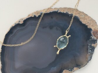 -SOLD OUT- matataki （アクアマリンのk10ネックレス）の画像