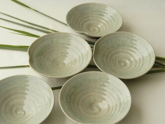 灰釉の取り皿の画像