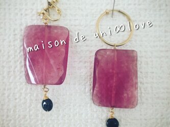 飴細工みたいなジューシィなイヤリング♪の画像