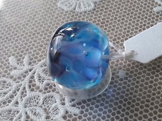 花～アクアブルー(お仕立て済)の画像