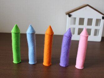描けないクレヨン！？パステル系5本セットの画像