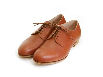 ischia toe cap 　マホガニー　革を選べるようになりました。の画像