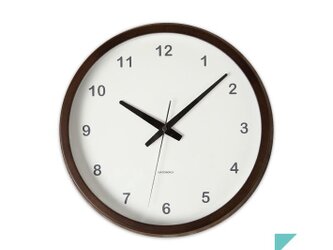 KATOMOKU muku round wall clock km-31Bの画像