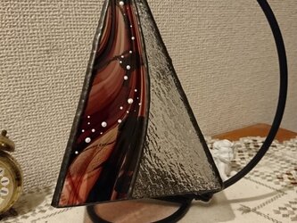 絵付けステンドグラスランプ～躍の画像