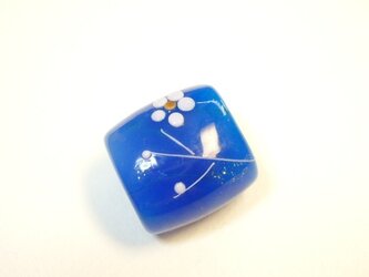 とんぼ玉＊お花しりーず帯留めの画像
