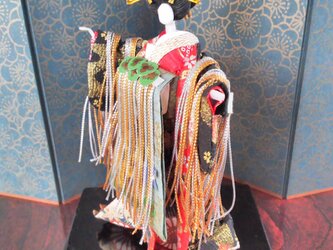 本格派友禅和紙人形(#001揚巻)の画像