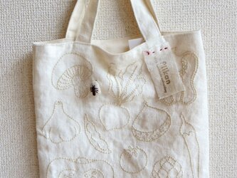 【受注生産】お野菜手刺繍トートバックの画像