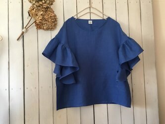 ふんわりフリル・リネントップスの画像