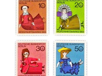 ドイツシリーズ切手（人形）Germany　DA-STE083の画像