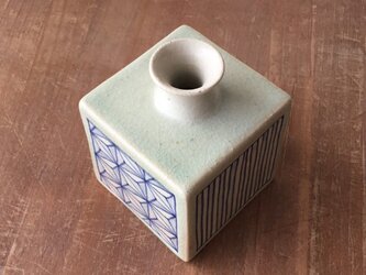 蕎麦徳利（染付幾何紋）の画像
