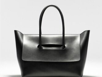 本牛革　トートバッグ　BLACK【受注製作】の画像