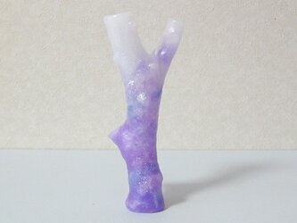 不思議の森の枝キャンドル（パープル）の画像