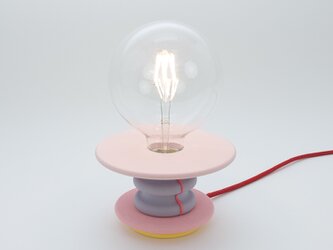 ピンクテーブルランプ Frutti Lamp LED電球有りの画像