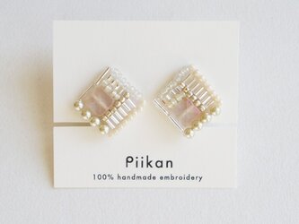 whiteピアス＆イヤリング２の画像