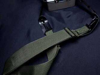 ミリタリーカメラストラップ U.S.ARMY ／先端幅８mmミラーレス 小型カメラ用の画像