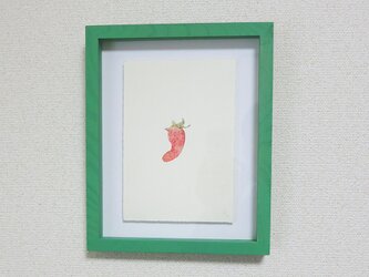 1点物 版画 額付き【Strawberry's portraitⅠ】の画像