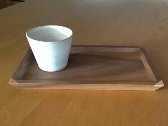 トレイ　ウォールナットの画像