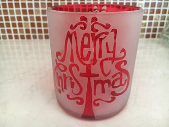 メリークリスマスツリーグラスの画像